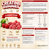 Goldenfit Creatine Gummies Cherry · 90 uds · Creatina Sin Polvos ni Shaker